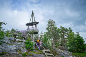 View point tower in Vuokatinvaara hill