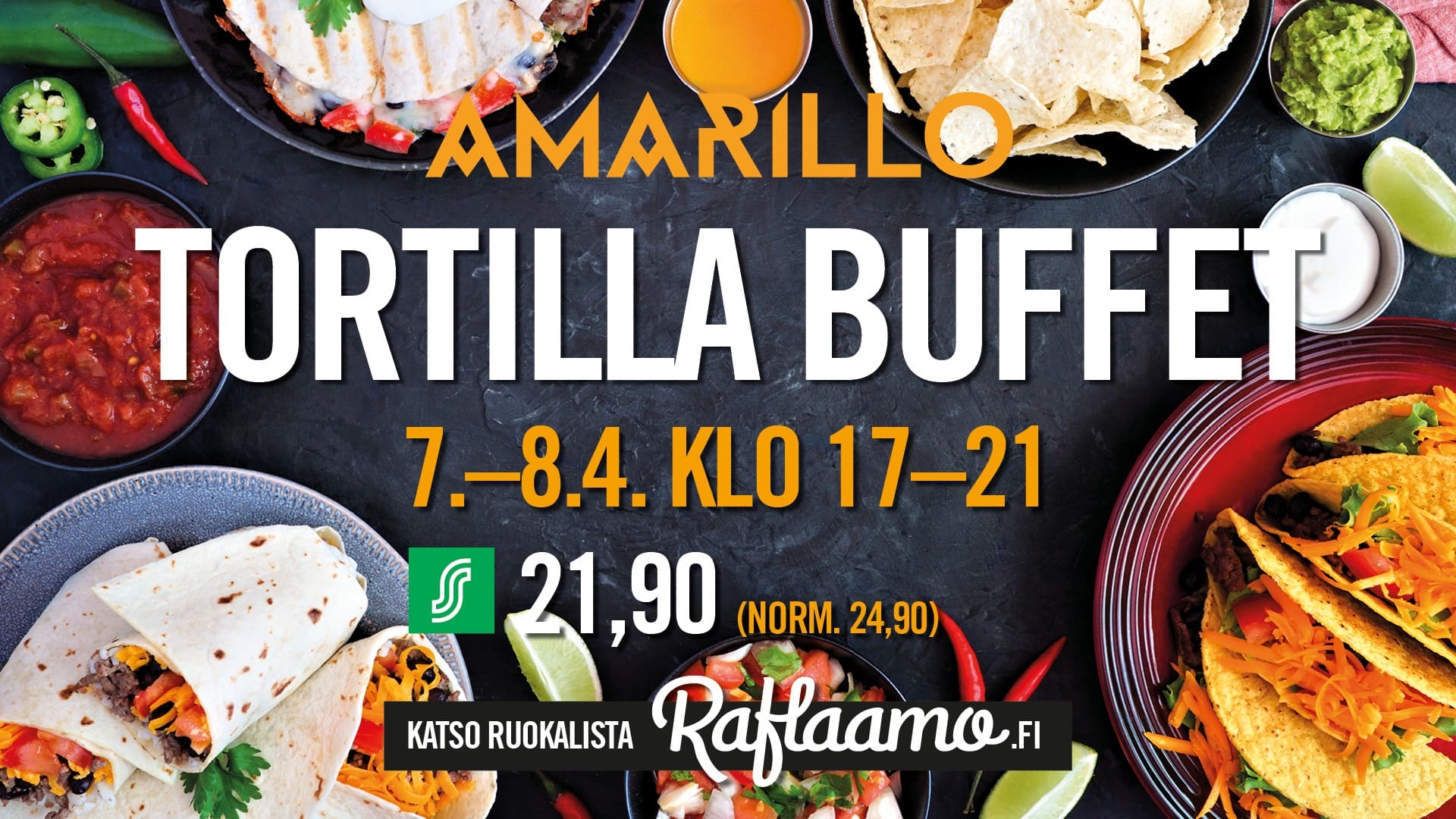 Vuokatin Amarillon tortilla buffet | Vuokatti